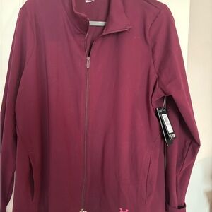 Under Armour Women's Maroon Utility Jacket size 1X Brand new